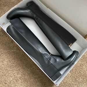 Michael Kors Britt Black Boots Sz 8